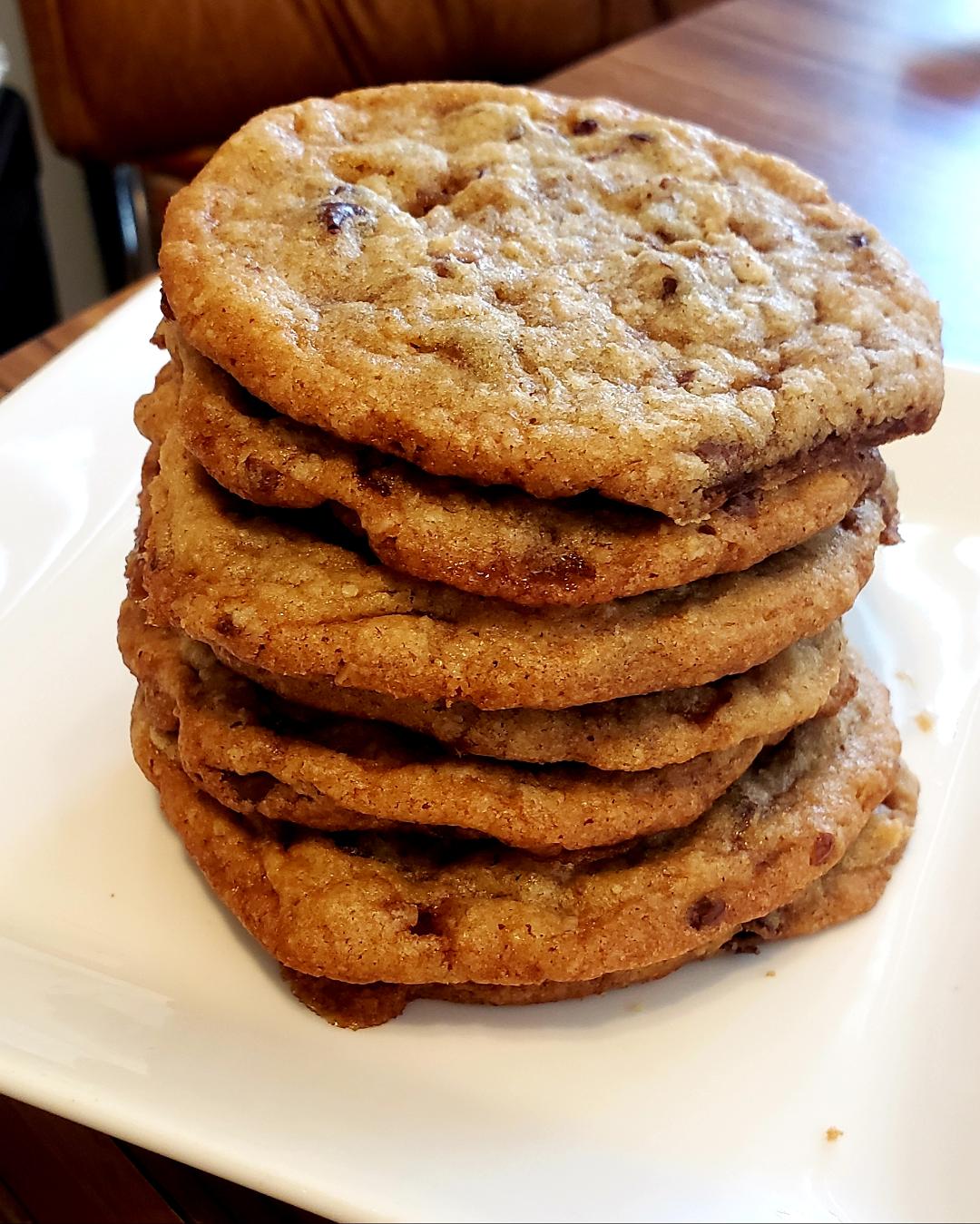 Buttery, Chocolate Chip, Toffee, Pecan cookies (One dozen)